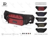 Marsupio da uomo color block in nylon per sport e attività all'aperto - Product Image 1