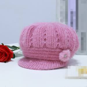 8 couleurs femmes mode Jacquard tricot Beanie chapeau hiver crâne casquettes extérieur chaud béret chapeaux - Product Image 5