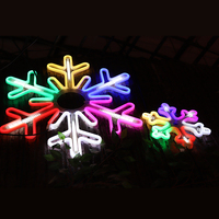 Precio de fábrica IP65 interior/exterior LED copo de nieve luz 2D motivo iluminación decorativa vacaciones Navidad paisaje alta decoración