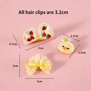 Wholesale Colorful <strong>Pet</strong> Cartoon Dog Cute Hair Clip Mesh Headwear <strong>Other</strong> <strong>Pet</strong> <strong>Apparel</strong> Accessories Dog Shattered Hair Pin - Product Image 5