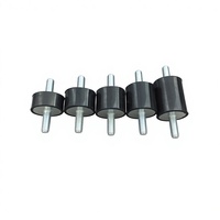 Support amortisseur anti-vibrations robuste en caoutchouc naturel de type VV pour générateur diesel, compresseur, pompe, équipement marin et CVC