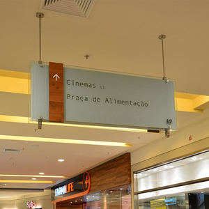 Internal Rectangle Hanging Waterproof Wayfinding System Hospital Office Building Ceiling <b>Signs</b> Arrow Directional Led Light Box - Product Image 2