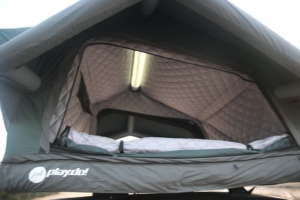 เต็นท์หลังคา Playdo Inner Tent <span class=keywords><strong>Sky2</strong></span> สำหรับ 2-3 คน ใช้ได้ทุกฤดู พร้อมเสาเหล็กหกเหลี่ยม/เพชร ผ้า Oxford ดีไซน์ห้องนอนเดียว - Product Image 2