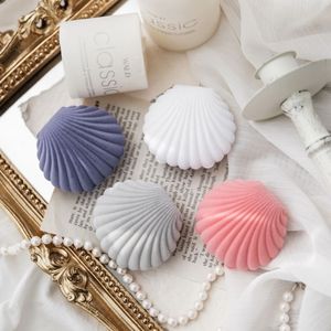 1 Stuk Mooie Clamshell Geschenkdoos Houder Sieraden Doos Fluwelen Trouwring Doos Voor Oorbellen Ketting Display & Verpakking