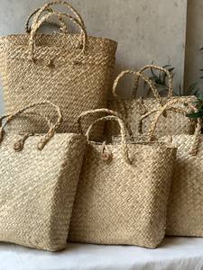 Bolso de playa Seagrass para mujer, New Seagrass Bag con borla - Product Image 3