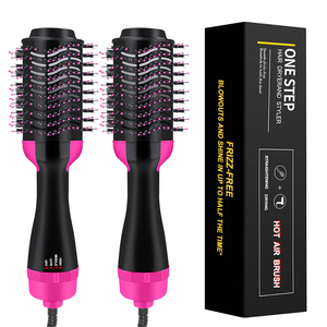 Amazon.com: Revlon Revolucionario Único 1 Paso 2 en 1 Secador de Pelo  Cepillo de peinado para cabello saludable, suave y brillante, negro con  rosa (paquete de 2) : Belleza y Cuidado Personal