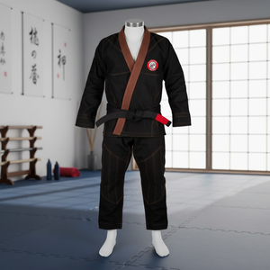 Kimono de Jiu-Jitsu Brésilien Bleu Personnalisé Unisexe pour Hommes et Femmes, Uniforme d'Arts Martiaux, Modèle OEM Marque EVI 780 - Product Image 2