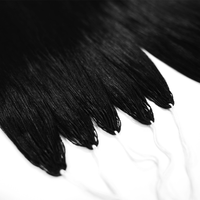 Extensions de cheveux invisibles 6D Feather Hair, cheveux humains vierges doublement étirés