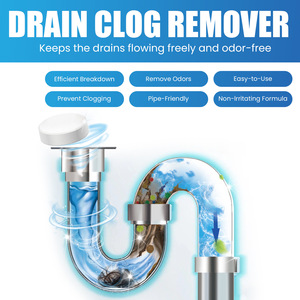Jakehoe cucina e <span class=keywords><strong>wc</strong></span> tubo di disostruzione pastiglie di pulizia blocco fogna <span class=keywords><strong>scarico</strong></span> zoccoli polvere eliminatore odore - Product Image 2
