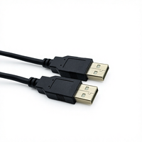 Cable USB 2.0 Estándar COMTON, USB-A Macho a Macho, con Revestimiento de PVC y Conductor de Cobre Libre de Oxígeno para Uso en Computadoras