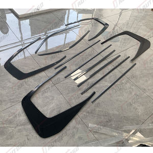 Barre de garniture de porte et de fenêtre de qualité d'usine en chrome pour Land Cruiser Lc200 Fj200 à l'aspect Lc300 en acier inoxydable adhésif 2008-2020 - Product Image 3