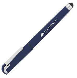 Bolígrafo de Gel Metálico con Logotipo Personalizado Cali Soft Touch, Empuñadura de Goma, Clip Metálico, Impresión en Serigrafía, ABS Reciclado, Venta al Por Mayor - Product Image 5