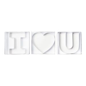 Cajas de Embalaje Decorativas con Forma de Letra para Arreglos de Fresas, Sushi y Frutas Dulces, con Diseño 'I Love You' - Product Image 4