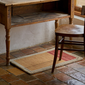 Slow Down Sunset Glow Retro Eco Friendly Pure Sheep Thick Carpet Rectangle Bohemian Style <b>Hand</b> Woven Machine Woven Geometric - Product Image 5