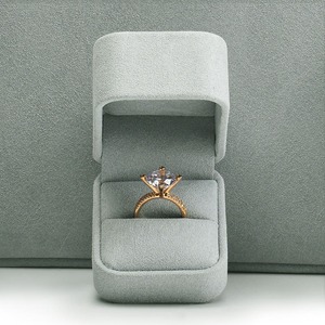 Custom New Jewelry Packaging Box Leather Pendant Earrings Necklace Ring <b>Storage</b> Box Plastic Jewelry Gift Box - Product Image 3