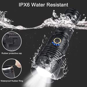 Linterna Táctica de Plástico Recargable por USB de 15 W, Resistente al Agua IP54, de Alto Lumen, la Más Potente, LED Portátil, Venta al por Mayor - Product Image 6