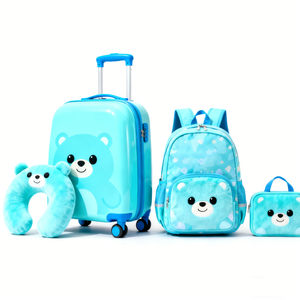 Juego <span class=keywords><strong>de</strong></span> Maletas para Niños, Maleta Rígida <span class=keywords><strong>de</strong></span> 18 Pulgadas con Mochila, Juego <span class=keywords><strong>de</strong></span> Maletas <span class=keywords><strong>de</strong></span> Viaje para Niños, Regalo <span class=keywords><strong>de</strong></span> Cumpleaños o Vacaciones para Niñas y Niños - Product Image 4