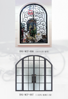 Grille de fenêtre moderne en acier avec design à persiennes, filet en acier inoxydable, fer forgé, antivol, ouverture battante, sécurité extérieure