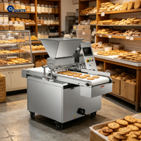 Petite machine à biscuits entièrement automatique, machine à biscuits avec découpe filaire, ligne de production de biscuits au beurre