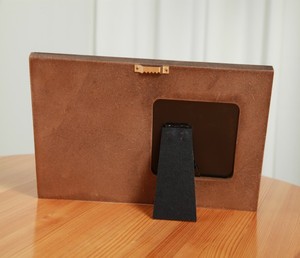 Ngày của mẹ lưu niệm khung ảnh bằng gỗ tình yêu ở nhịp tim đầu tiên-Hình ảnh siêu âm hươu cao cổ màu nâu - Product Image 6