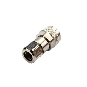 N Male Plug Connector N Male Plug Straight Clamp For LMR300 5D-FB Cable Connector
