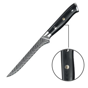 มีดแล่เนื้อปลาเหล็กกล้า AUS10 ญี่ปุ่น ดามัสกัส - Product Image 5