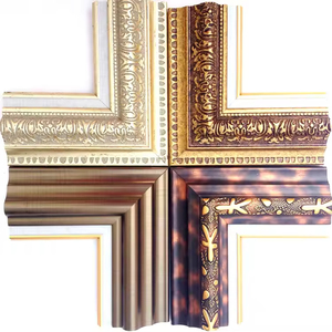 Cornice di Lusso per Foto, Cornice in Stile Francese Antico, Cornice in Polistirolo Effetto Legno Dorato per Foto e Specchi - Product Image 3