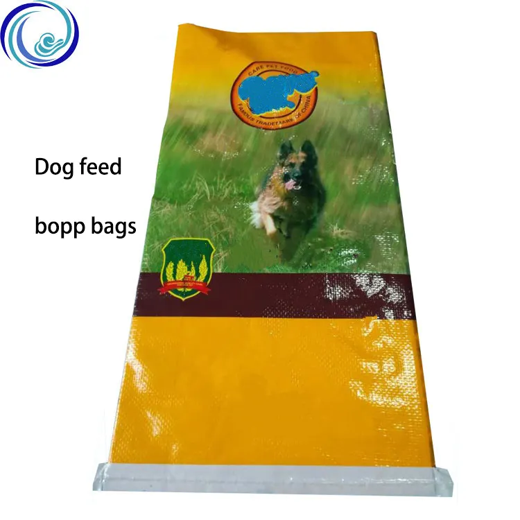 20kg 25kg Bopp rice Soya Bean Wheat Maize pp woven plastic bag 20kg plastic Animal Feed bags Square Bottom Cholcoal bags