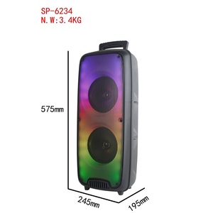 2024 gadgets buenos woofers boombox 2 <span class=keywords><strong>Alexa</strong></span> altavoz FM portátil recargable - Product Image 5