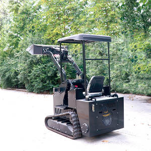 EPA CE แทร็คขนาดเล็กรถตักดีเซลไฮดรอลิกขับเคลื่อนรถตักยางที่เชื่อถือได้บัคด้านหน้าโหลดเดอร์มอเตอร์ PLC/เครื่องยนต์ - Product Image 1