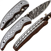 Nouveau couteau d'extérieur pliant OEM 2026 personnalisé fait main en acier au carbone non réglable, pointe clip, 4 pouces, 3 mm d'épaisseur