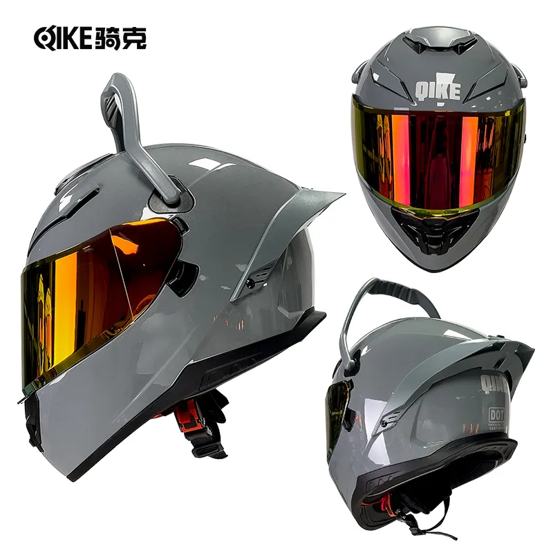 Knight Helmet Casque de moto complet pour hommes Moto Sécurité personnalisée Quatre saisons Hiver Bluetooth Casque de sécurité universel