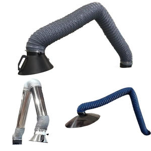 Industrielle Verwendung Hoch temperatur beständiges Schweißen Flexibler Rauch auspuff arm Rauch absaug arm mit Saug haube - Product Image 1