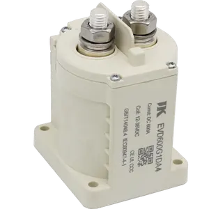 Contacteur magnétique de relais électrique 500a avec Contact auxiliaire alimentation haute tension 1000vdc
