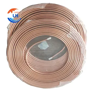 1/4" 3/8" 1/2" 3/4" Pancake Coil 0.8mm 1.0mm 1.2mm Thickness Pure Copper Pipe