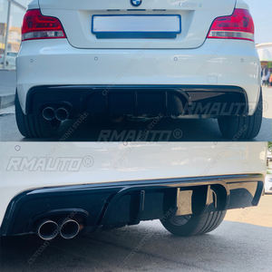 Para <span class=keywords><strong>Bmw</strong></span> E82 E88 <span class=keywords><strong>M</strong></span> <span class=keywords><strong>Performance</strong></span> Style Difusor trasero Parachoques trasero Lip Splitter 1 Series <span class=keywords><strong>120d</strong></span> 125d 130i 135i 2007-2014 Tuning - Product Image 1