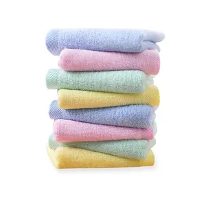 Fast Delivery 10*10'' Baby Washcloths Bamboo Cloths for Face Soft and Absorbent Baby Washcloth