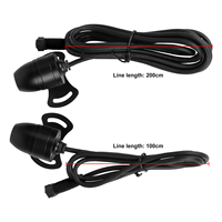 Podofo AHD 1080P caméra avant de moto + caméra de recul Vision nocturne couleur étanche pour GPS Radio Carplay usine en gros