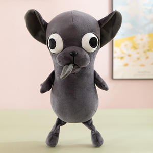 Peluche <span class=keywords><strong>Chihuahua</strong></span> Boutique Wise, oreiller en forme de <span class=keywords><strong>petit</strong></span> chien noir moche et mignon, poupée pour anniversaire, couverture réconfortante, rembourrage en coton PP, vente en gros - Product Image 6