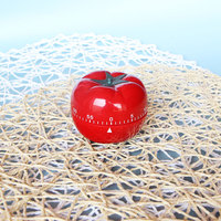 Cocina Pomodoro Timer Juegos Desafíos DE TRABAJO Cocinar Tarea de aprendizaje Cuenta regresiva Temporizador de tomate mecánico Tiempo de entrenamiento Temporizador de estudio