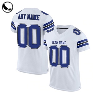 Uniforme de Fútbol Americano Personalizado de Diseño Nuevo BETHERIVAL, Color Blanco, Muestra Personalizada - Product Image 3