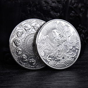 Chinese Silver Gold Commemorative Year of the Dragon Coin - Product Image 4