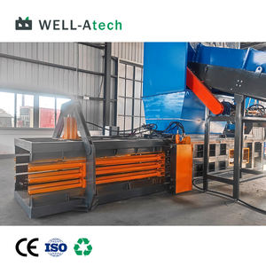 Prensa de empacadora Horizontal hidráulica de 40 toneladas, chatarra cuadrada, reciclaje de papel de desecho, película de cartón de plástico, <span class=keywords><strong>ropa</strong></span> de cartón - Product Image 3