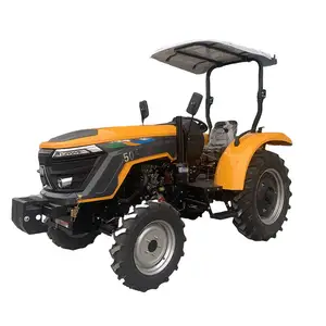 Pulluk bahçe traktörleri tarım traktör ile çok fonksiyonlu yüksek kaliteli 60HP 8080hp çim biçme makinesi
