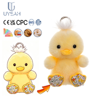 Porte-clés en peluche personnalisé UYEAH CPC OEM/ODM, design sur mesure, jouet en peluche doux en coton, mignon canard/chien, cadeau pour sac