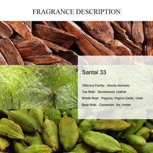 UNIQUE AROMA <span class=keywords><strong>Santal</strong></span> <span class=keywords><strong>33</strong></span> <span class=keywords><strong>Perfume</strong></span> Fragancia en Aceite Unisex de Alta Calidad, Colonia Original de Marca para Hombres y Mujeres - Product Image 2