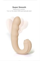 STELLAR PATH Vibrateur rotatif vibrant pour femmes, jouet sexuel oral en silicone+ABS, stimulateur clitoridien, langue, lèvres, léchage, point G
