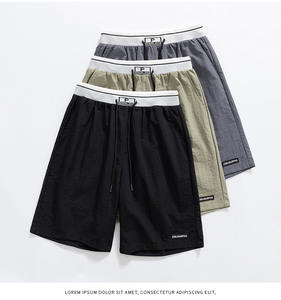 กางเกงซับเหงื่อผ้าคอตตอนสำหรับผู้ชาย, กางเกงออกกำลังกายเอวสูงเนื้อผ้านุ่มมีกระเป๋าโอเวอร์ไซส์ - Product Image 6