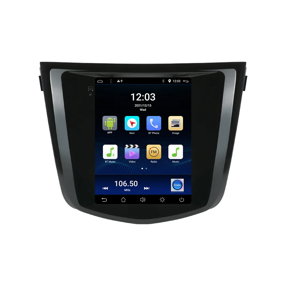 9.7 Inci Android12 Layar Vertikal Mobil Membalikkan Gambar GPS Tracker Mobil DVD Player untuk NISSAN X-TRIAL/ QASHQAI