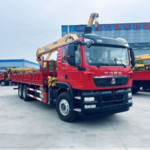Camion-grue Sinotruk, grue à flèche Xugong de 12 tonnes à 4 sections, machinerie de levage spéciale pour la construction routière et ponteuse - Product Image 3